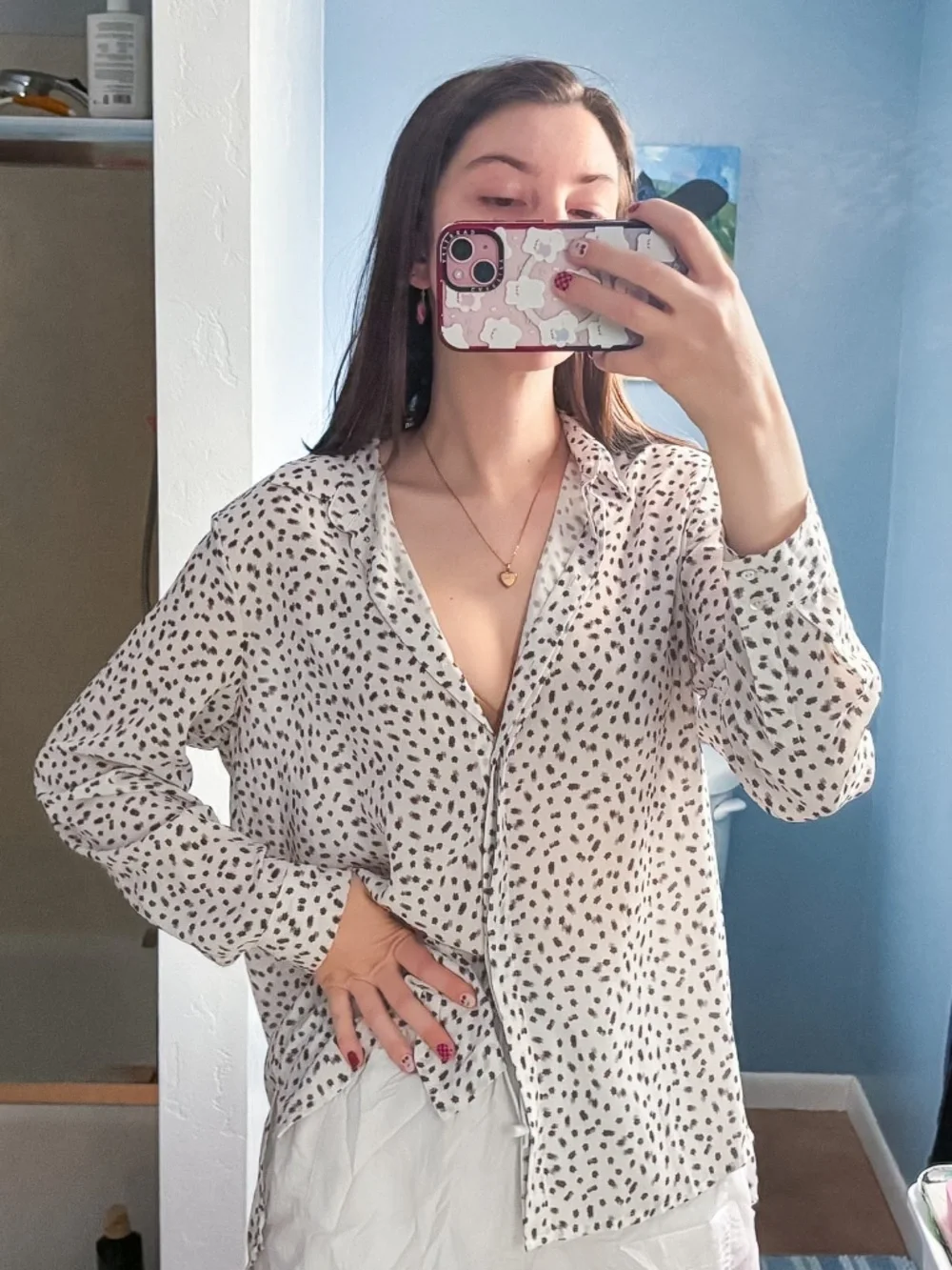 Button Down Top - Picture 5 of 7